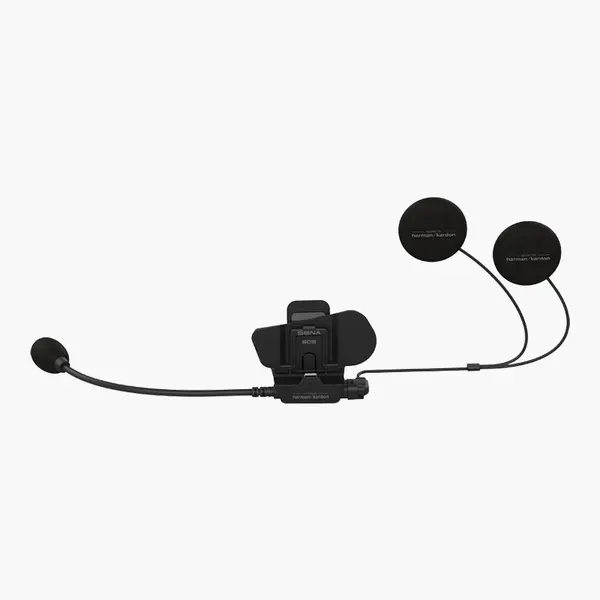 60s Helmet Clamp Kit With Boom Microphone Black 