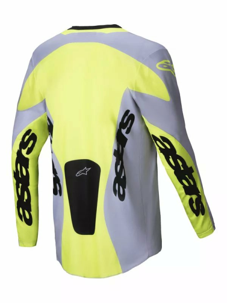 Tricou Alpinestars Racer Veil Gray/Yellow-0
