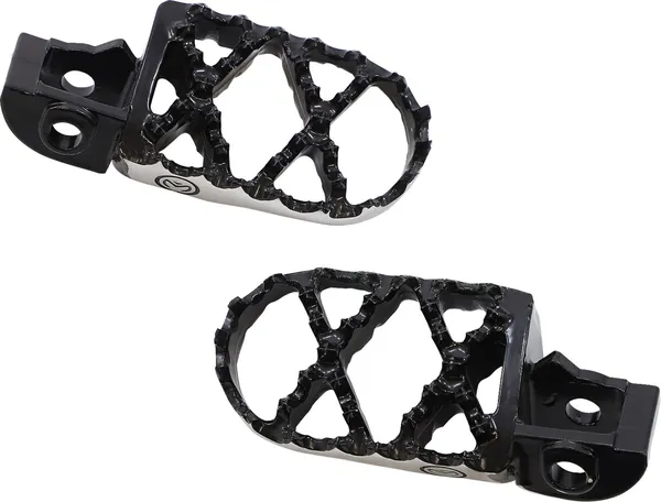 MOOSE RACING Hybrid Footpegs Black 