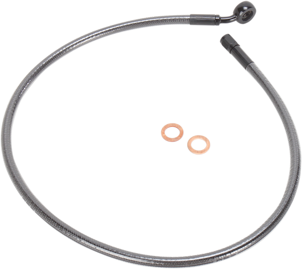 Designer Series Dot Abs-specific Upper Brake Line Kit Black, Black Pearl, 1, nordicamoto.ro