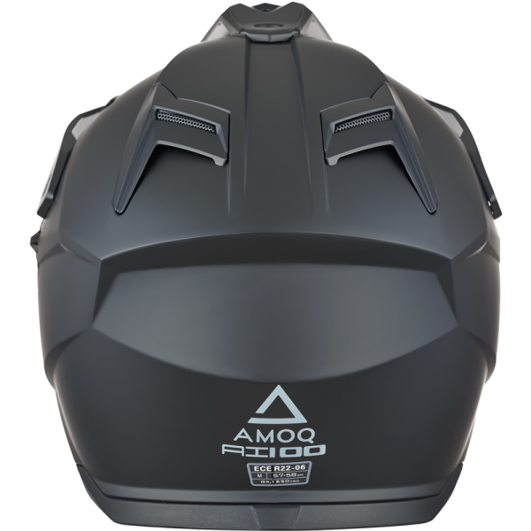 Cască moto AMOQ AI100 Solid negru mat S, 4, nordicamoto.ro