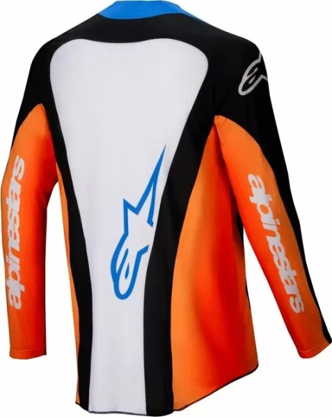Tricou Alpinestars Techstar Melt Blue/Orange-0