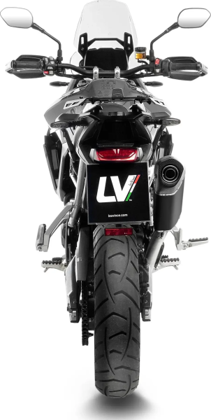Tobă de eșapament LeoVince LV-14 Black Edition Slip-On pentru Triumph Tiger 900, 4, nordicamoto.ro
