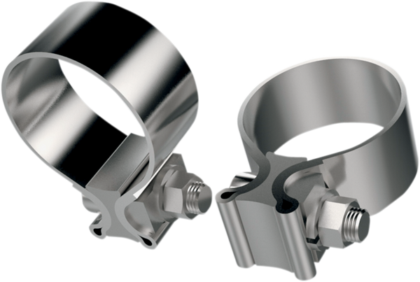 Stainless Steel Muffler Clamps, 1, nordicamoto.ro