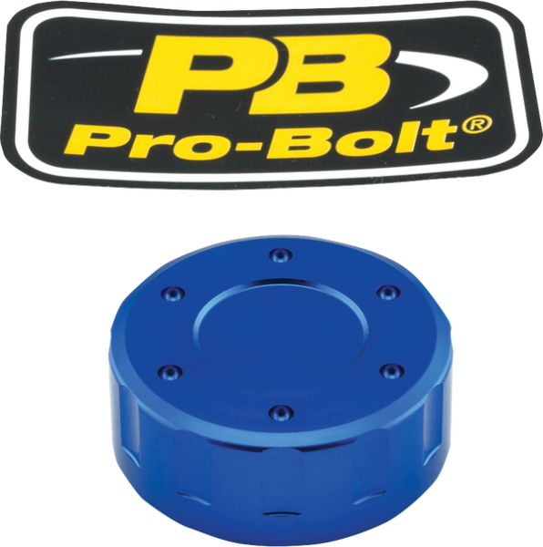 Clutch Aluminium Reservoir Cap Blue, 1, nordicamoto.ro