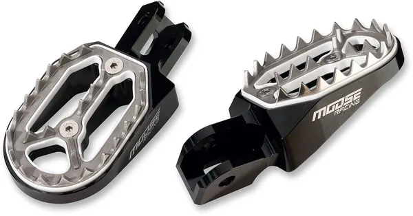 MOOSE RACING Qualifier Footpegs Black -1