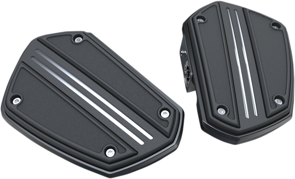 Twin Rail Boards Black, 1, nordicamoto.ro