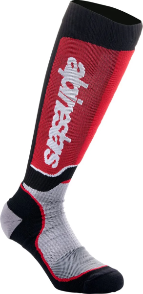 Sosete Alpinestars Mx Plus Black/Red/Gray-1