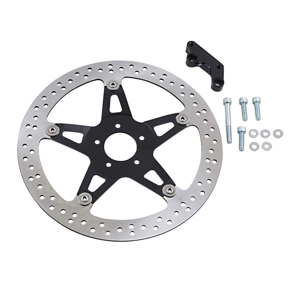 Big Brake Floating Rotor Kit Black, Silver, 5, nordicamoto.ro