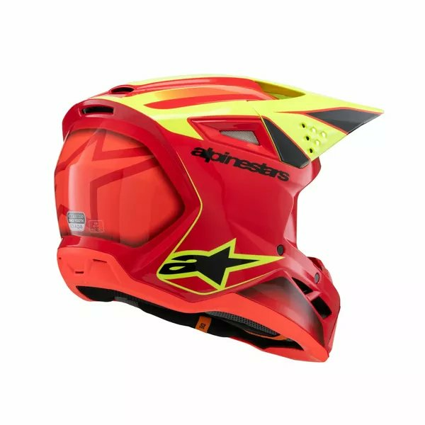 Casca Copii Alpinestars S-M3 Fray Black/Red/Yellow-0