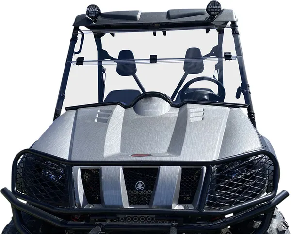 Deluxe Full Folding Windshield Clear -5