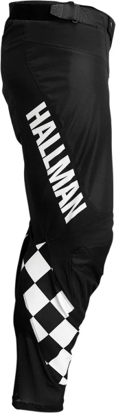 Pantaloni Thor Differ Black/White-2