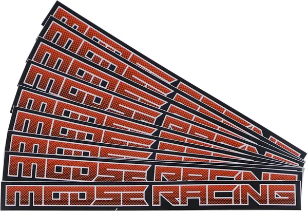 MOOSE RACING Moose Decal Orange -0