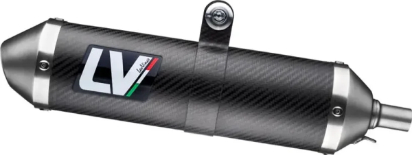 Tobă de eșapament LeoVince X-FIGHT Carbon Slip-On pentru Rieju MRT 50 2T, 2, nordicamoto.ro