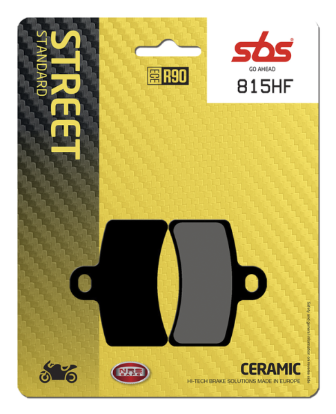 Hf Street Ceramic Organic Brake Pads, 1, nordicamoto.ro