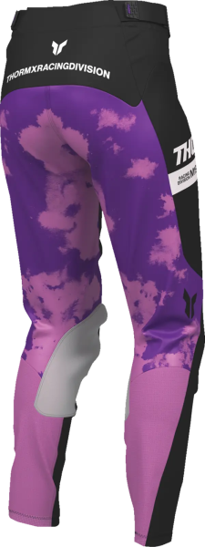 Womens Launchmode Bleach Pants Purple, Black -1