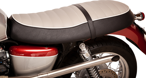 Retro Seat Skin Black, Gray, White, 1, nordicamoto.ro