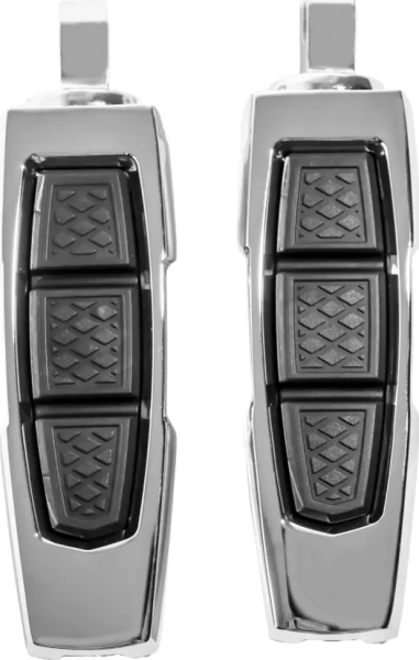 Footpegs With Adapters Chrome, 1, nordicamoto.ro