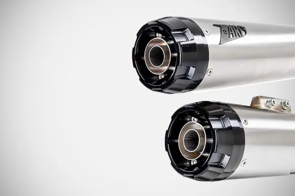Overlapped Slip-ons Muffler For Hd-heritage Classic Raw, 2, nordicamoto.ro