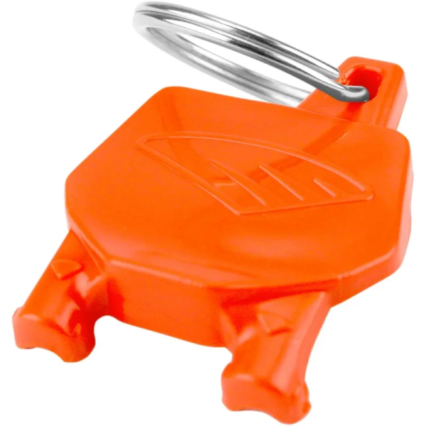 Number Plate Key-ring Orange-3