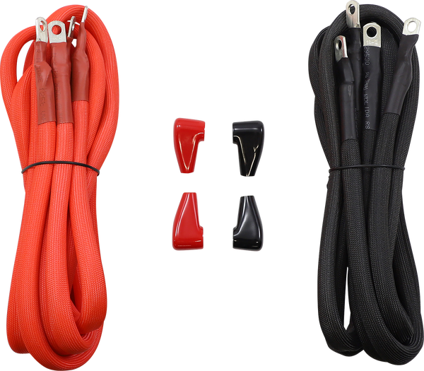 Electric Cable Kit For Winch Black, Red, 4, nordicamoto.ro