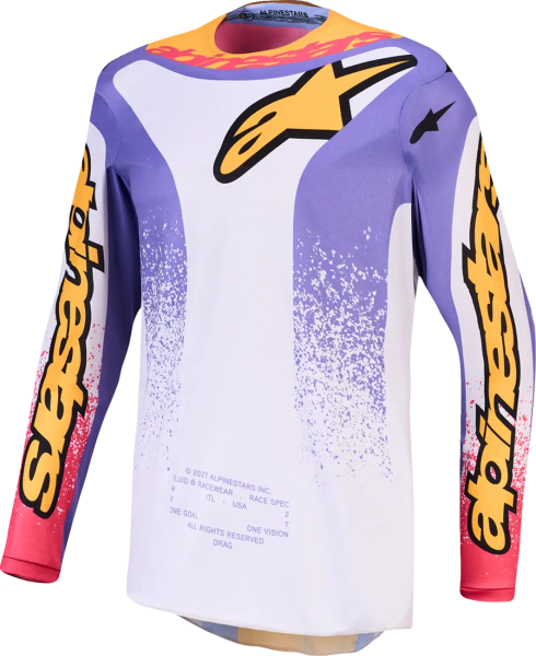 Tricou de ciclism pentru tineri, model Fluid Drag, alb, 1, nordicamoto.ro