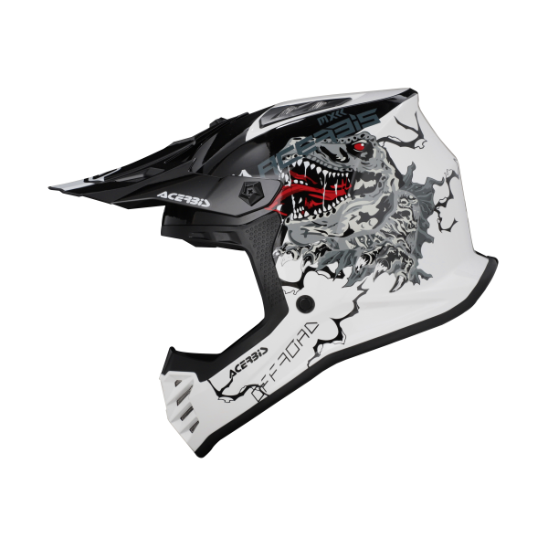 Casca Copii Acerbis Profile White/Black-4