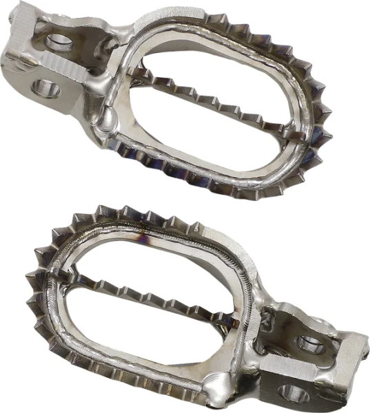 MOOSE RACING Suporturi pentru picioare din titan, argintii, 1, nordicamoto.ro