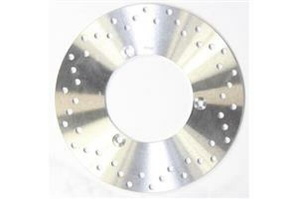 Round D-series Scooter Brake Rotor Silver, Stainless Steel, 1, nordicamoto.ro