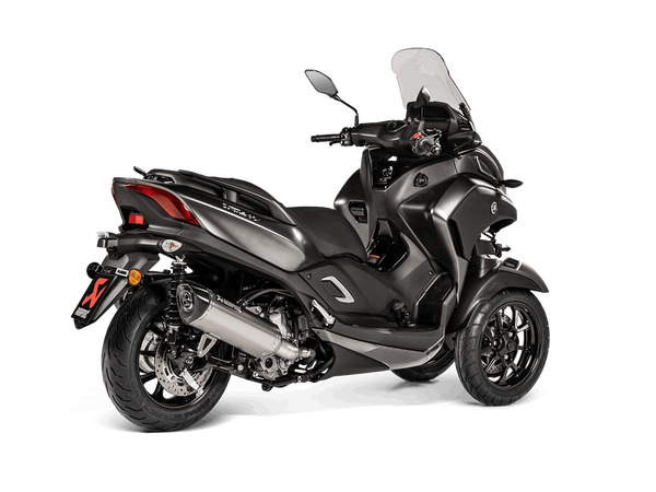 Slip-on Line Muffler Scooter Black, Carbon Fiber-4