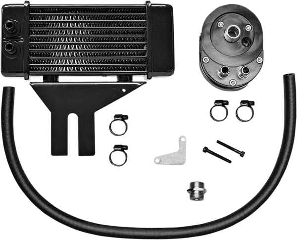 Oil Cooler Kit Black, 3, nordicamoto.ro
