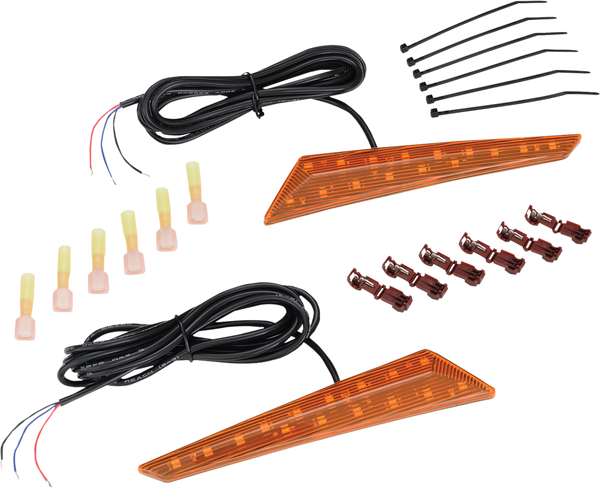 Led Mirror Turn Signals Amber, 1, nordicamoto.ro