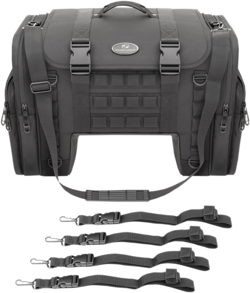 Ts3200de Tactical Seat Tunnel Bag Black, 1, nordicamoto.ro