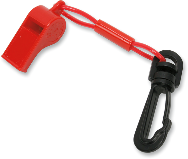 Whistle With Clip Black, Red, 1, nordicamoto.ro