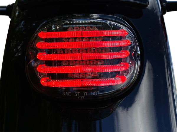 Probeam® Integrated Low Profile Led Taillights With Auxiliary Turn Signals Smoke, 2, nordicamoto.ro