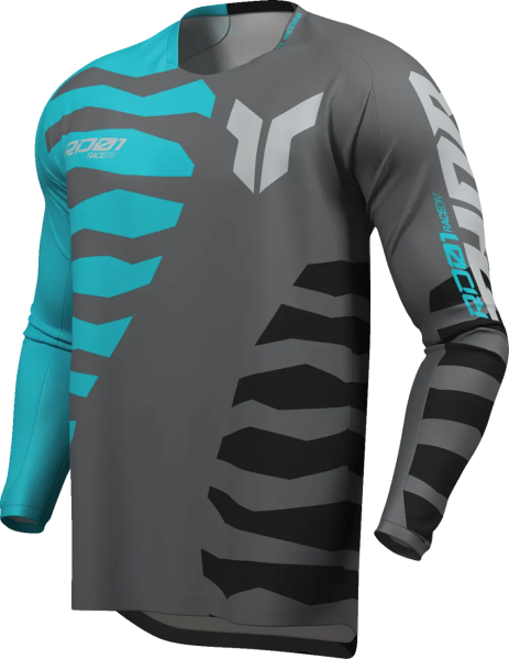 Tricou Launchmode Shredder albastru-gri, 12, nordicamoto.ro