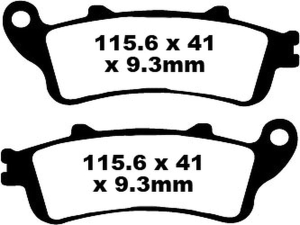 Sfa Series Organic Scooter Brake Pads, 1, nordicamoto.ro