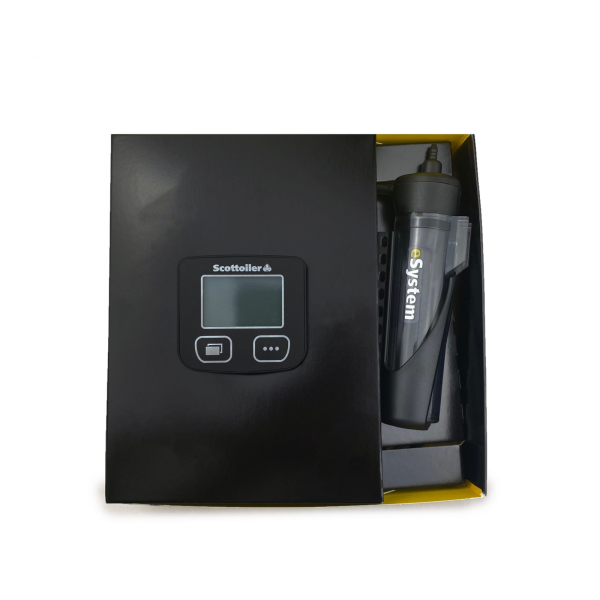 Sistem Scottoiler lubrifiere lant eSystem + lubrifiant biodegradabil verde-7