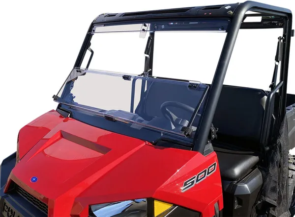 Deluxe Full Folding Windshield Clear -4