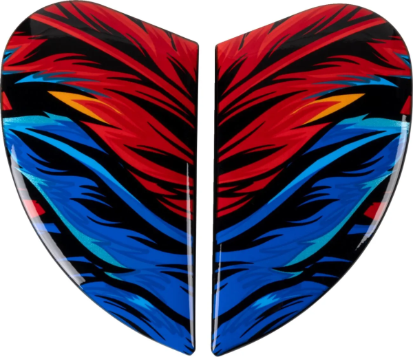 Placi laterale viziera Casca Icon Airform Blue/Red