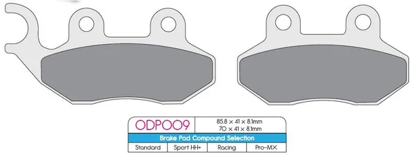 Odp Organic Brake Pads-0