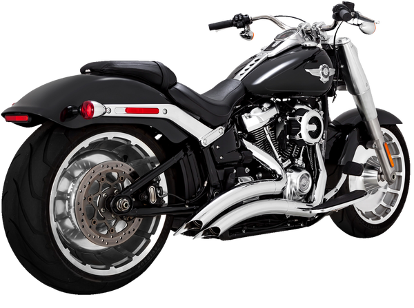 Big Radius Exhaust System Chrome, 3, nordicamoto.ro