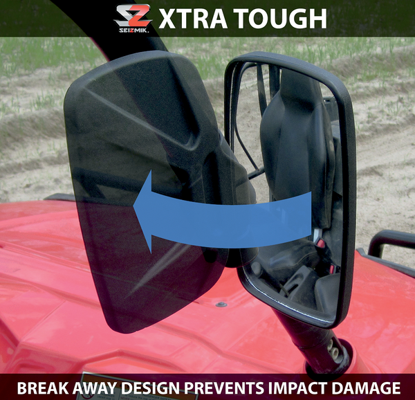 Utv Sideview Mirrors Black -1