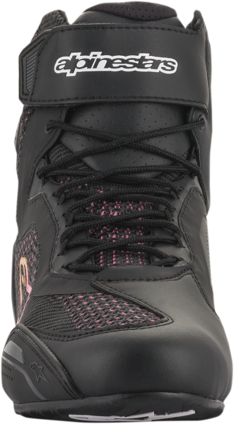 Ghete dama Alpinestars Stella Faster-3 Rideknit Black/Orange/Pink-4