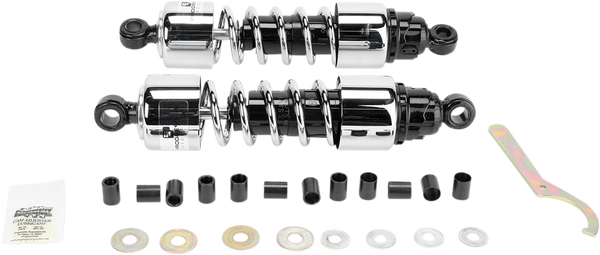 412 Series Cruiser Shocks Black, Chrome, 1, nordicamoto.ro
