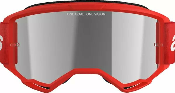 Alpinestars Vision 3 Wordmark Goggle Red -2