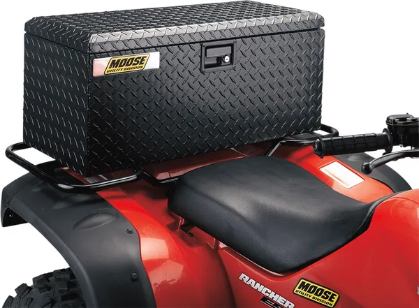 Rear Aluminum Atv Box Black -0