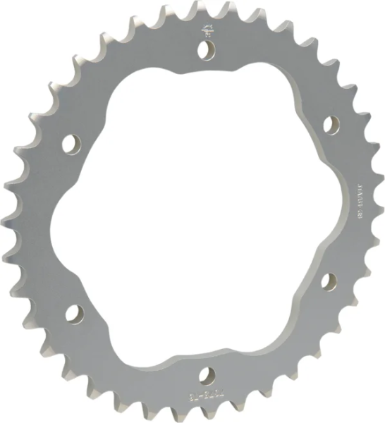 JT SPROCKETS Aluminum Rear Sprockets Silver, 1, nordicamoto.ro