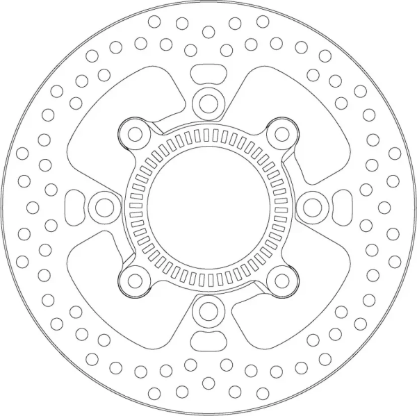 Halo Series Fixed Rotor Silver -0