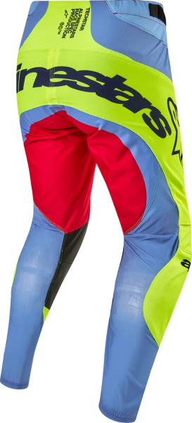 Pantaloni Alpinestars Techstar Ocuri Red/Fluo Yellow/Blue, 2, nordicamoto.ro